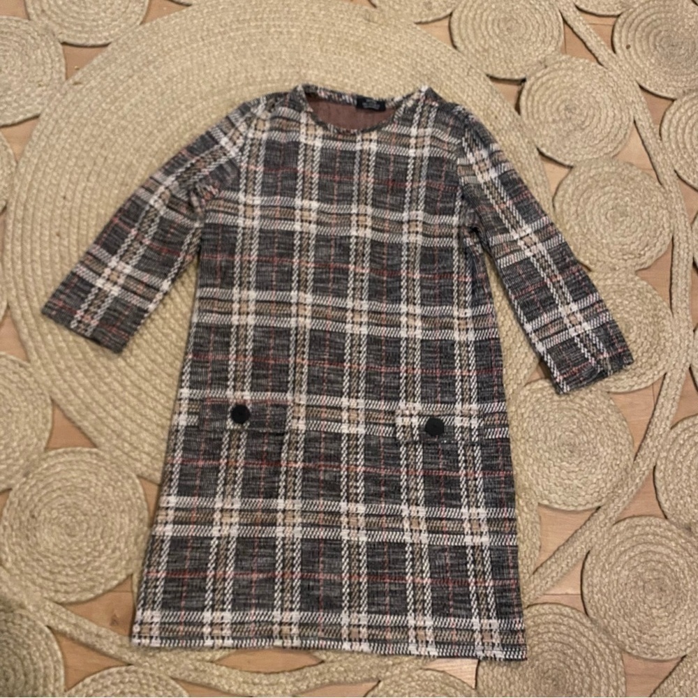 Bershka Plaid Womens Dress Womens Large
